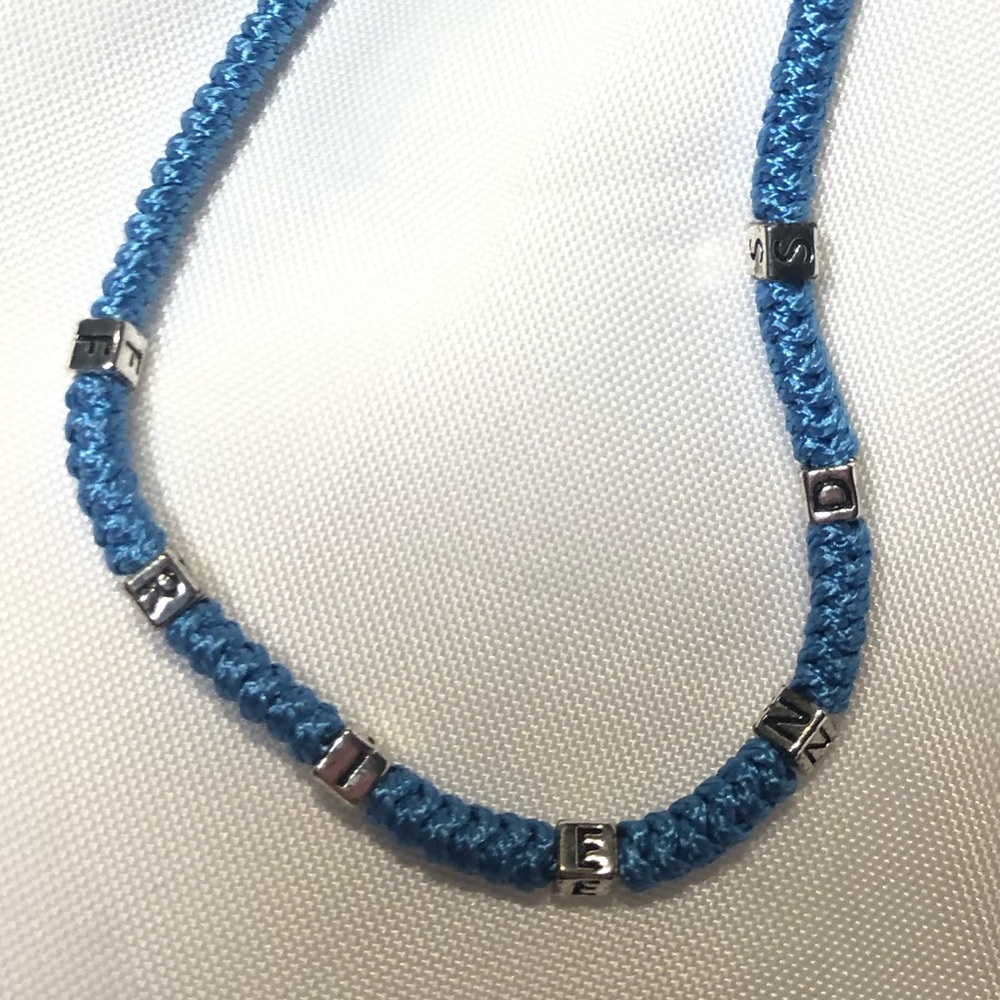 🛑CLEARANCE‼️ 🆕 FRIENDS Silver and turquoise blue bracelet